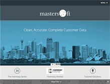 Tablet Screenshot of mastersoftgroup.com